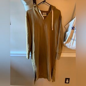 Aerie Offline brown sweatshirt dress BNWT oversized size small
